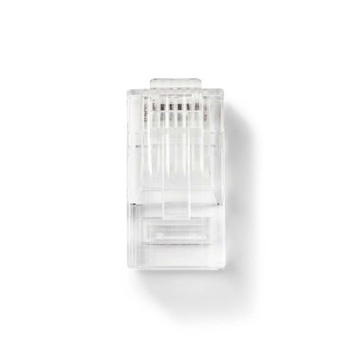 RJ45 caurlaides savienotājs CAT5 UTP vītņotiem kabeļiem (10 gab.) CCGB89331TP 5412810424757