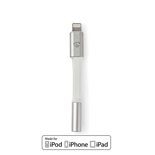 Lightning Adapter | Apple Lightning 8-Pin | 3.5 mm Female | Gold Plated | 0.15 m | Round | Aluminium | Cover Window Box CCTB39950AL015 5412810263158