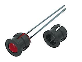 Gaismas diodei Ø5mm plastikāta turētājs CLIP5MM