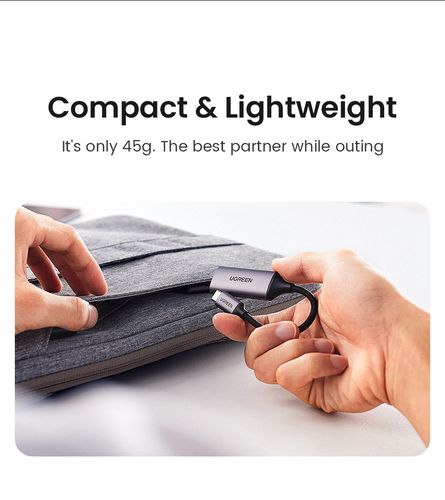 Adapter UGREEN USB-C to HDMI, 4K 60Hz (grey) CM297 UGREEN UGREEN/70444 6957303874446