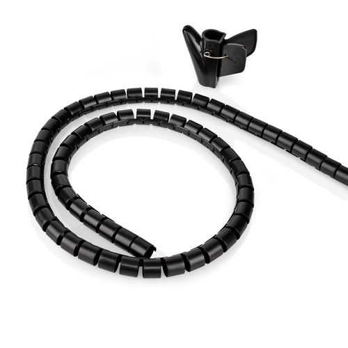 Cable Management | Spiral Sleeve | 1 pcs | Maximum cable thickness: 16 mm | PE | Black CMSW1316BK200 5412810406081