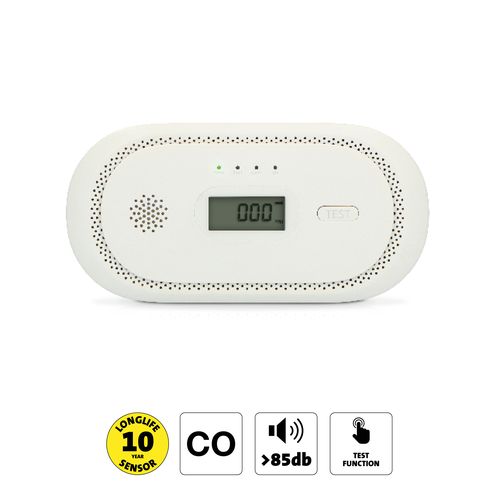 Carbon monoxide alarm with 10 year sensor runtime and display COA2650 8711902072591