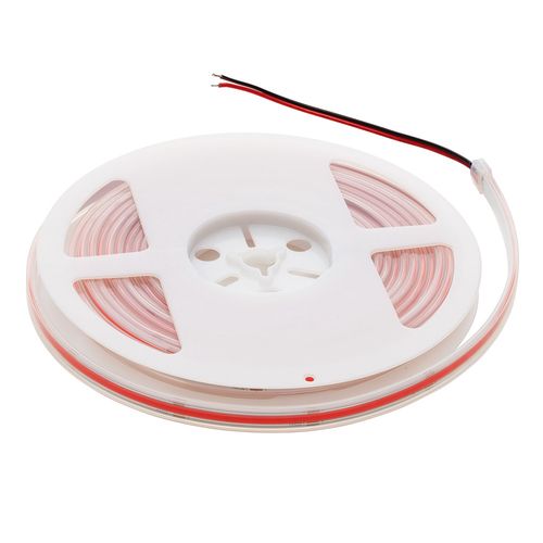 LED lente 24Vdc, 9W / m, COB 480LED / m, sarkana, IP67 hermētiska, 180 °, LEMLUX COB-R480-IP67 4772081004258