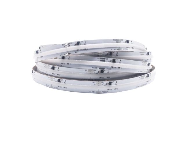 LED lente 24V 16W/m WS2811 COB 720LED/m RGB IC digitālā, IP20, 10 pix/m COB-RGB720-IC 4772081005026