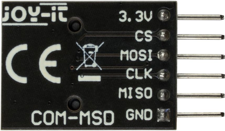 Joy-iT Micro-SD SPI modulis COM-MSD 4250236822860