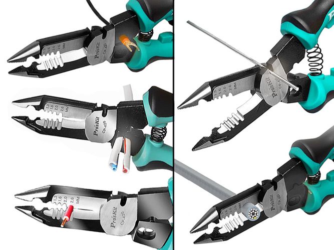 Garās knaibles 225 mm CP-420 Pro'sKit CP-420 4711552166118