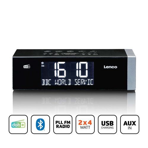DAB+ FM clock radio with Bluetooth CR-640BK 8711902079026