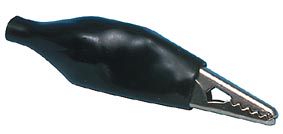 Spailes krokodila tipa 60VDC, vidēja izmēra banāntipa, melnas CO/CX-KR-MID/BB