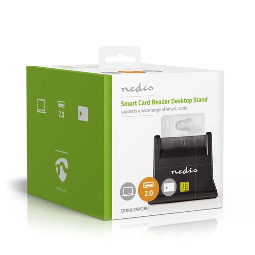 Viedkaršu (ID) lasītājs USB2.0 (piemērots elektroniskajam parakstam) CRDRU2SM3BK 5412810304127