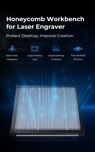 500X500 Honeycomb Workbench for Laser Engraver CREALITY CRE-4005020009 6971636400059