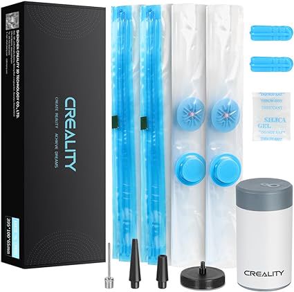 Filamentu vakuuma maisiņu komplekts (sūknis + 8 gab. maisiņu) CREALITY CRE-4007010143 6977905741878