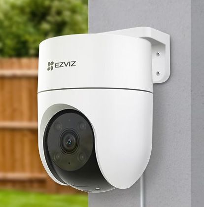 Bezvadu Wi-Fi kamera H8C, 1080p, DOME PT, F4 mm, regulējama, IP65, EZVIZ CS-H8C-3MP 6941545632223