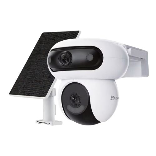 Bezvadu Wi-Fi + 4G/LTE kamera HB90x 4MP + 4MP, ar saules paneli, 10400mAh, MicroSD CS-HB90x/SP 6941545640037