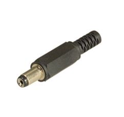 Barošanas spraudnis DC 1.5/5.5 mm kabelim lodējams DC/CX-1.5/5.5-M
