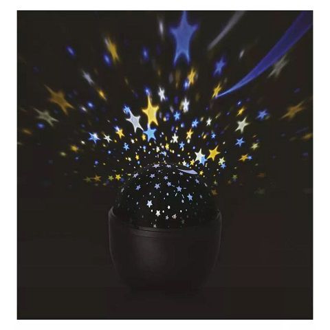 LED dekoratīvais projektors "STARS", 3xAA, silti/vēsi balts, EMOS DCPW06 8592920099605