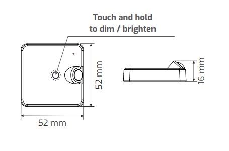 Papildus bezvadu kustību sensors DELI sistemai, melns, Design Light DELI-SENS-CZ-02 5908293400826
