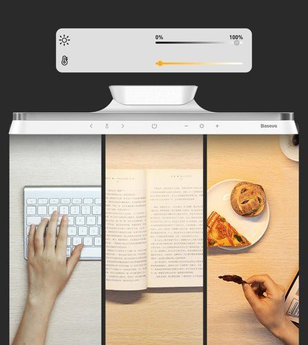 Magnētiska dimmējama galda lampa, 5W 1800mAh ≥100lm BASEUS DGXC-02 6953156229594
