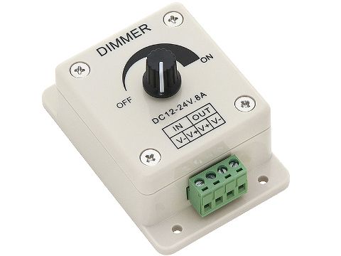 LED lentas dimmeris 96W 12V - 24V 8A PWM DIMMER-T1 5900804053583; 5901583241260