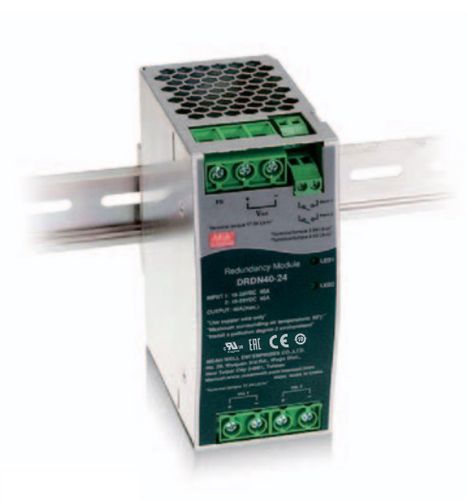 Rezundances modulis DIN sliedē 12V/0-40A 12V/0-40A DRDN40-12
