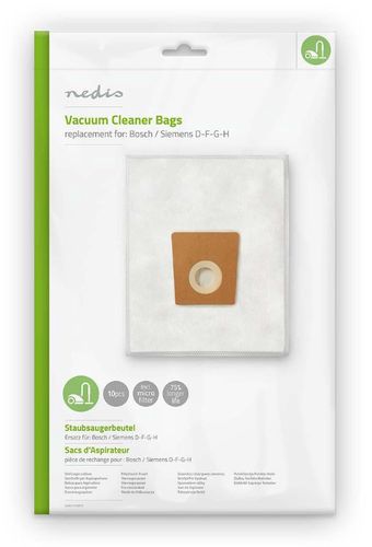 Putekļusūcēju maisiņi BOSCH, SIEMENS D-F-G-H (10 gab) DUBG121SIB10 5412810285099