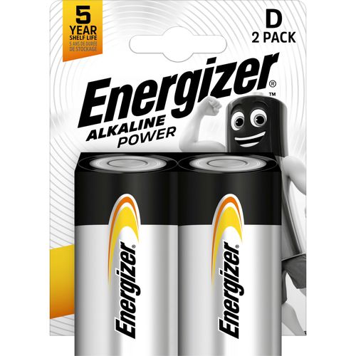 Sārmu baterija LR20 (D) 1,5 V Alkaline Power Energizer 2 gab. blisteris LR20/ENE/AP-BL2 7638900297331