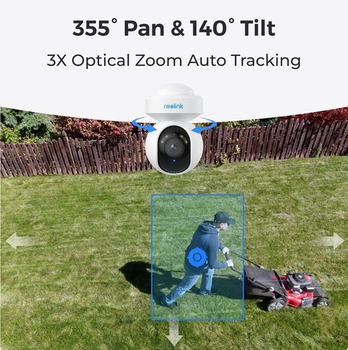 Bezvadu Wi-Fi āra kamera, PTZ, 5 MP, 3x optiskā tālummaiņa, 2,8 - 8 mm, 2,4/5GHZ, IP65, MicroSD līdz 256GB E540  6975253982165