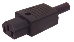 Spraudnis IEC, kabelim 10A 250V 3k. AC/CX-3-F 5901436711452