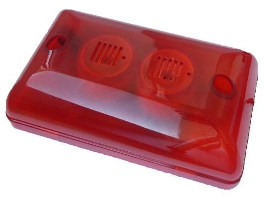 Sirēna telpām ar zibspuldzi 12V , sarkana 110 dB ES-35L12R 4778007000755