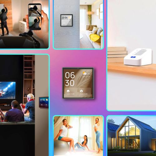 TUYA Viedās mājas vadības panelis LCD, Wi-Fi ar iebūvētu ZigBee un Amazon Alexa ESH-CP1 5905090332664