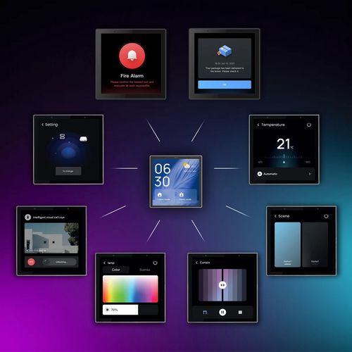 TUYA Viedās mājas vadības panelis LCD, Wi-Fi ar iebūvētu ZigBee un Amazon Alexa ESH-CP1 5905090332664