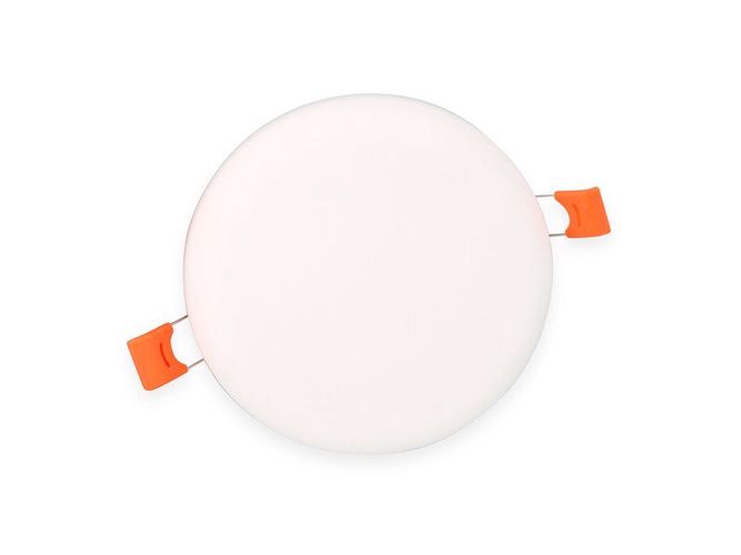 LED panelis bez rāmja, 230Vac 8W, 800lm, neitrāli balts, apaļš, LEDOM 470621 5907777470621