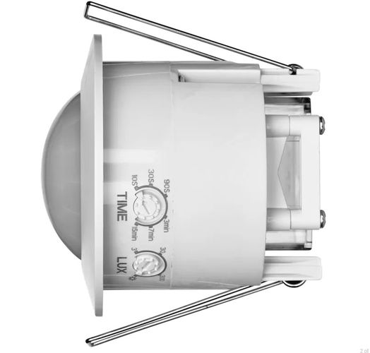 Kustības sensors, PIR, 220VAC IP20 1200W Balts G1160 8592920025154