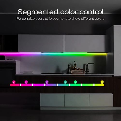 Skaitmeninių LED juostu valdiklis, 12-24Vdc, 3A, 800pix, ar mikrofonu, WLED ESP32 Wi-Fi GL-MC-002WL 6978699220020