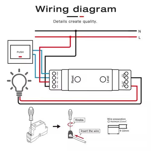 TRIAC gaismas kontrolieris, DIN sliede, 230 Vac, 200 W, ZigBee, MQTT GL-SD-003P 6978699220082