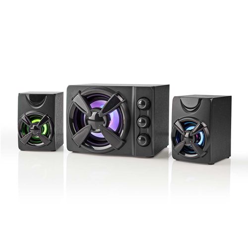 Gaming Speaker | Speaker channels: 2.1 | USB Powered | 3.5 mm Male | 33 W | LED | Volume control GSPR31021BK 5412810411290
