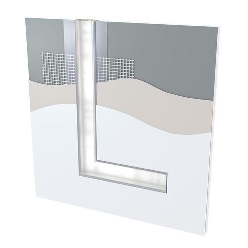 LED profils LED lentēm, anodēts alumīnijs, padziļināts, HIRO, 3 m PROF-HIRO-3Ms 5904405929841