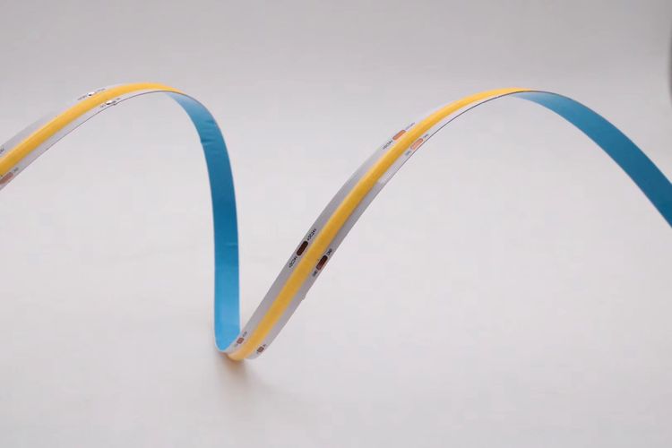 LED lente 24Vdc, 14W/m, COB 528LED/m, 1350lm, silti balta 3000K, IP20, 180°, LEMLUX HM-COB528-WW24V