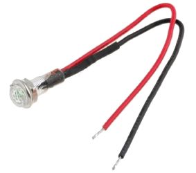 Signāla spuldze LED 12V Ø3mm zaļa ILL6-12G