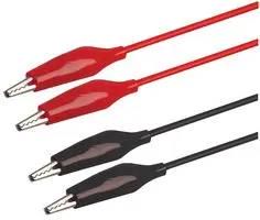 TEST LEAD SET, CROC CLIP 0.8M, PK2 JR9231/0.8M (TEN01012)