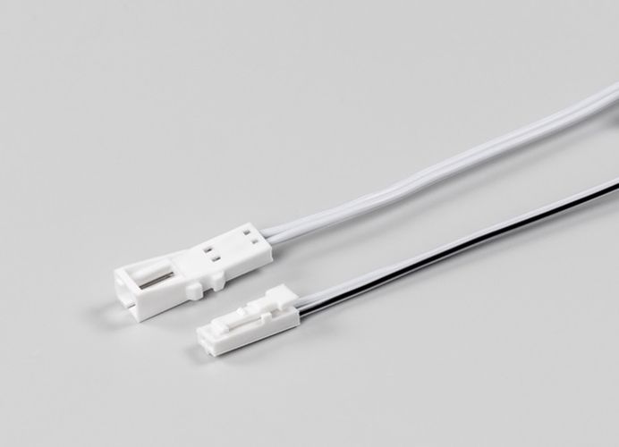 LED Slēdzis 12-24V 4A, ON-OFF, divi sensori, iegremdējams, plastmasas, balts, durvju/rokas kustību kontrolei IR010