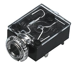 Ligzda 3.5mm stereo lodējama platē AU/H-3.5S-FS-L