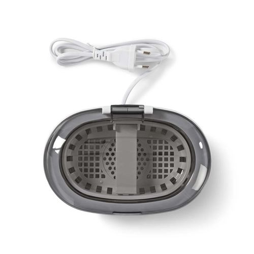 Ultraskaņas juvelierizstrādājumu tīrītājs 0,6 l 50 W ar taimeri JECL110WT Nedis JECL110WT