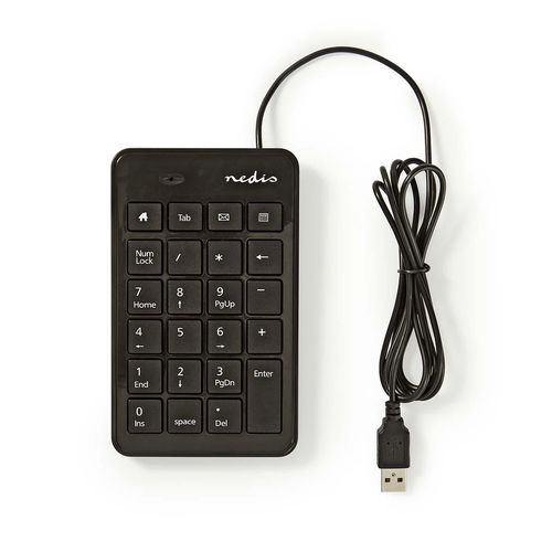 Wired Keyboard | USB-A | Office | Single-Handed | Numeric | Numeric keypad KBNM100BK 5412810293827