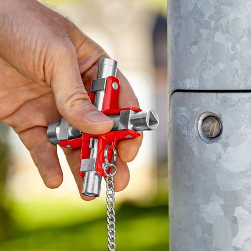 Universālā atslēga elektroskapju atvēršanai 00 11 06 KNIPEX KNIP/001106 4003773071334