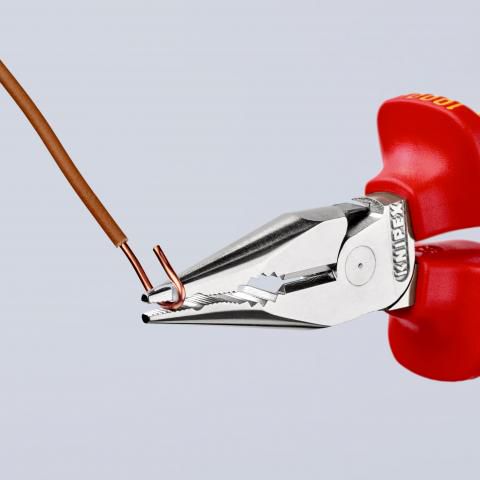 Elektriķa knaibles ar šaurām spīlēm 1000V VDE 145mm 08 26 145, Knipex KNIP/0826145