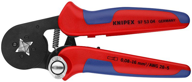 Uzspiešanas knaibles  0.08 - 10.0 mm² savienojumiem KNIPEX KNIP/975304 4003773028017