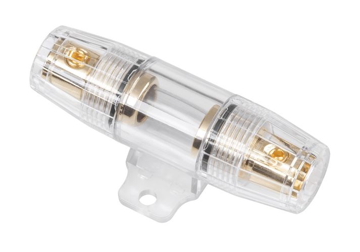 Drošinātāja ligzdas turētājs, caurspīdīgs, AGU drošinātājiem līdz 16mm ² kabelim LAIK/PRO