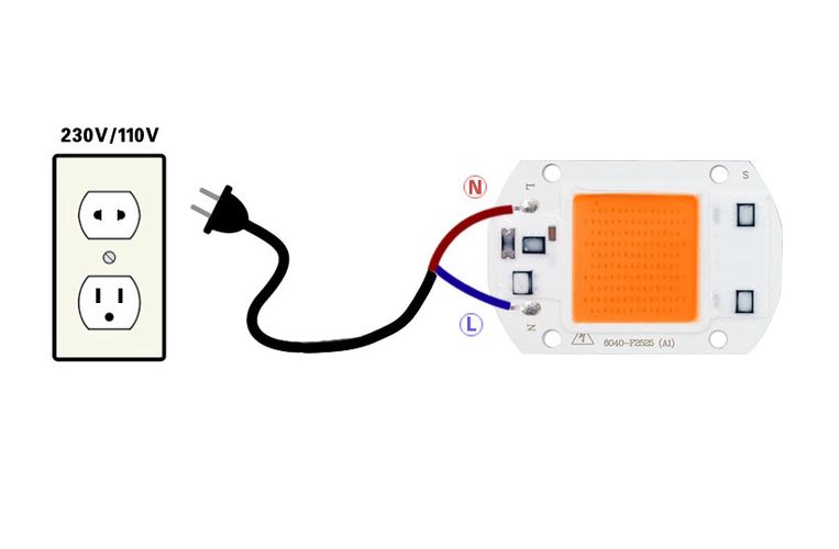LED diode augu audzēšanai 230Vac, 30W, Growing Light LED-P30GL