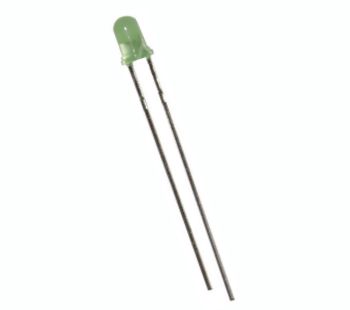 Gaismas diode Ø3mm zaļa matēta LED3G 5900804023739; 5901436704584