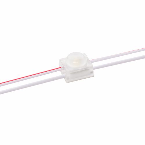LED modulis 12 Vdc ar lēcu 160° vēsi balts, MINI LEDM-1-2835W